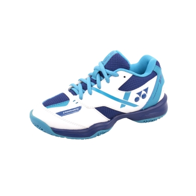 Yonex Badminton Shoes Power Cushion 39 White/Blue Kids